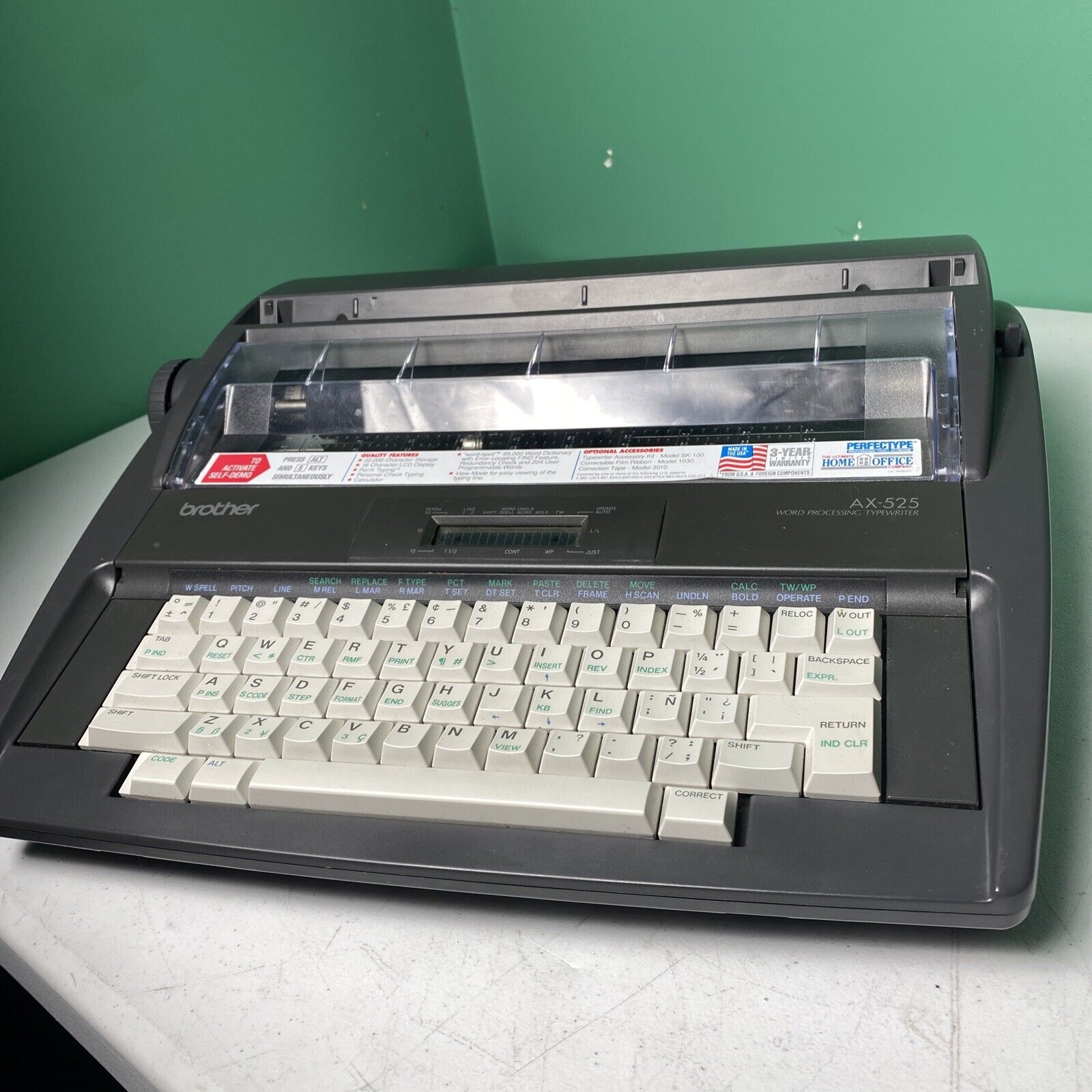 Brother AX-525 Word Processing Electric Portable Typewriter (paper Won’t Advance
