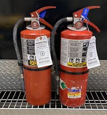 FIRE EXTINGUISHER 10lb ABC  (SCRATCH & DIrty) SET OF 2 picture