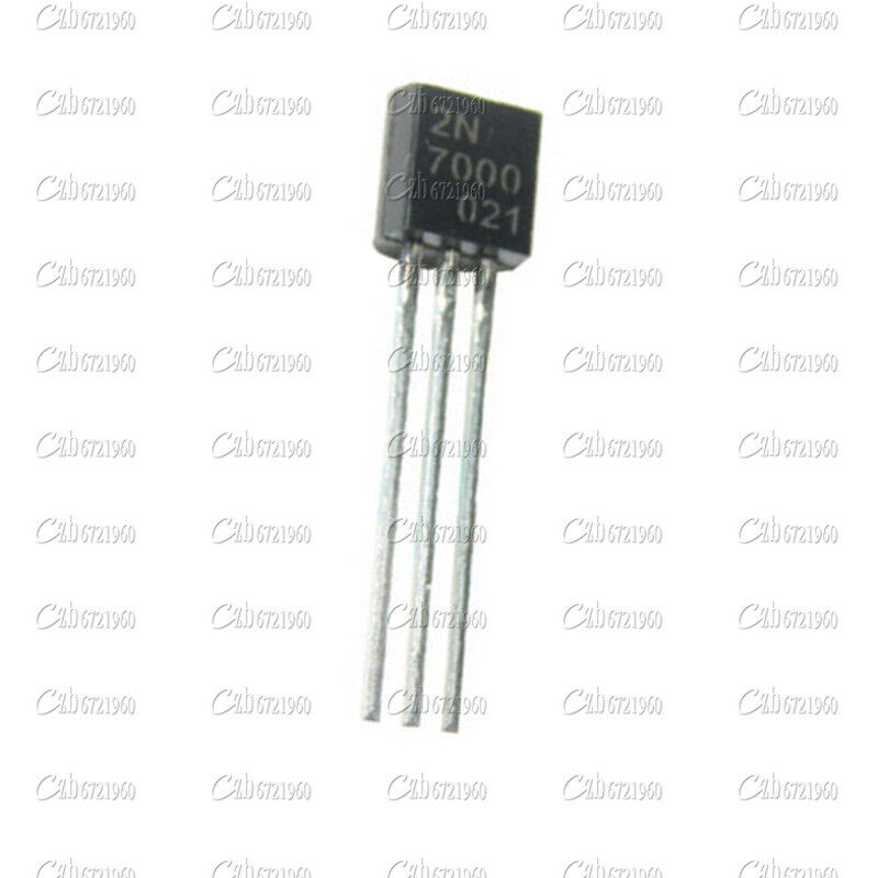 50PCS MOSFET Transistor CHANGJIANG TO-92 2N7000 New