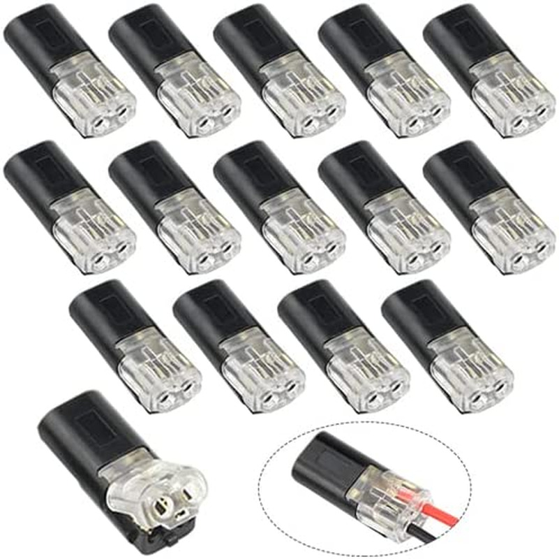 WMYCONGCONG 15 PCS Low Voltage Wire Connector Universal Compact Wire I Type Conn
