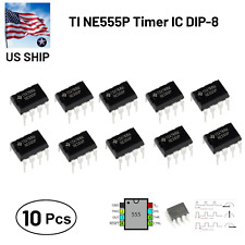 10 Pcs NE555 DIP-8 High Precision Oscillator Timer IC 555 Chip | US Ship picture