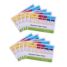 10Pack AZDENT Dental Endodontics Absorbent Paper Points Tips F1 F2 F3 #F Taper picture