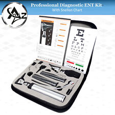 NEW HUMAN & VETERINARY ENT Medical Otoscope Opthalmoscope SET Diagnostic Kit LED picture