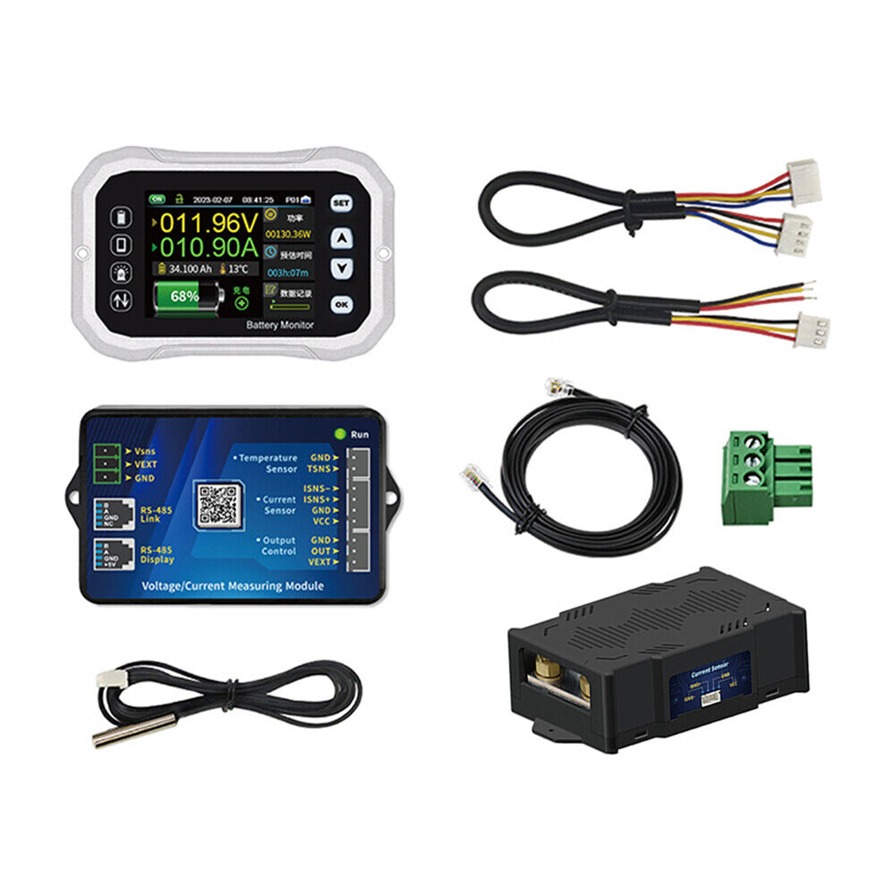 Battery Capacity Monitor Voltage Current Measuring Module Coulomb Meter Tester