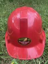 Vintage Red Adair Co. Inc. WILLSON Adjustable Jet Cap Hard Hat Safety Helmet Red picture