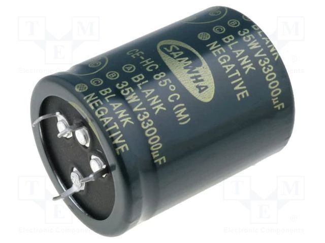 Condensor: Electrolytic 35VDC Snap - IN 33000uF Ø40x50mm HC1V339M40050HA Ele