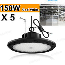 5X 150W Dimmable UFO LED High Bay Light Shop Lights Bulb Warehouse Industrial picture