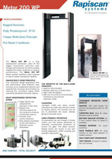 Metor 200WP Walk Through Metal Detector QTY 2, Building Security, Outdoor Rated picture