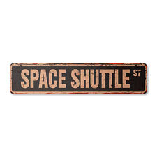 SPACE SHUTTLE Vintage Street Sign NASA Cape Canaveral Kennedy rocket picture