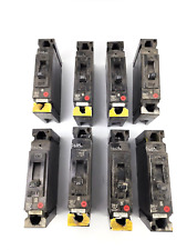 Lot 8pcs Used GE TED113020 Circuit Breaker 1 Pole 20 Amp picture