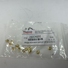 6X -  Thermo Scientific 29004666 Brass Front/Back Ferrules for 1/8” OD Column picture