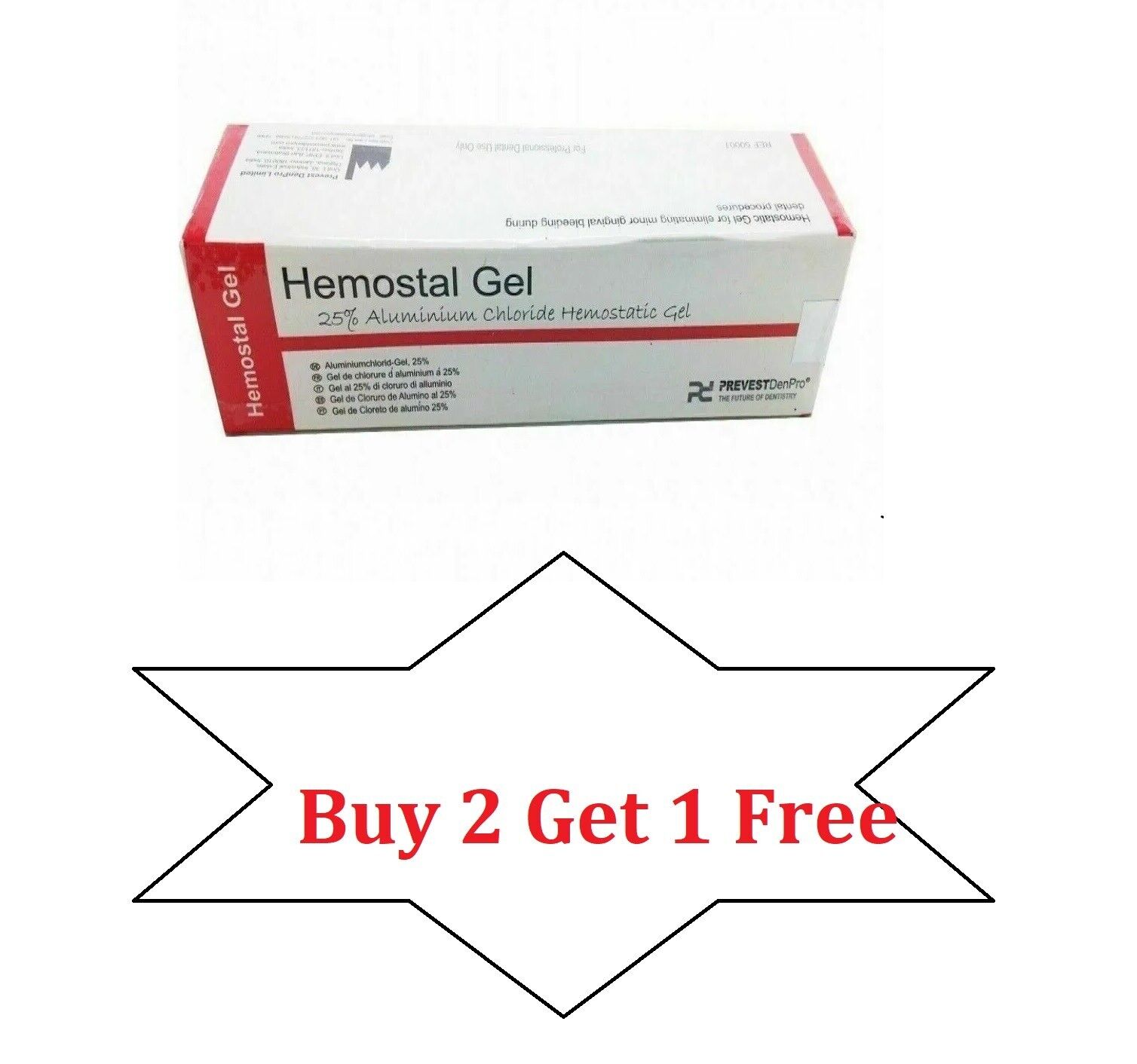 Hemostal Gel 25% Aluminum Chloride Hemostatic Agent Dental Care Buy 2 Get 1 Free