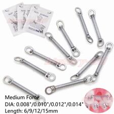 Close Coil Spring Dental Orthodontic Niti 6/9/12/15mm Medium Force For Braces picture