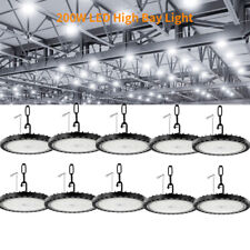 10x200W UFO Led High Bay Light 200 Watt Industrial Commercial Warehouse Gym Lamp picture