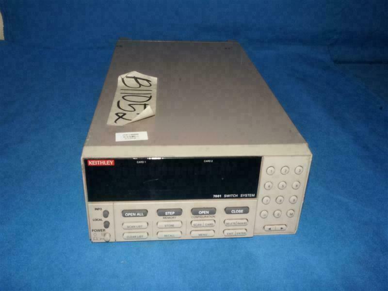 Keithley 7001 Switch System w/o Modules 30 Days Warranty Expedited Shipping