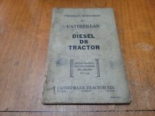 Vintage CAT Caterpillar D8 Tractor Operator's Instructions Manual  picture