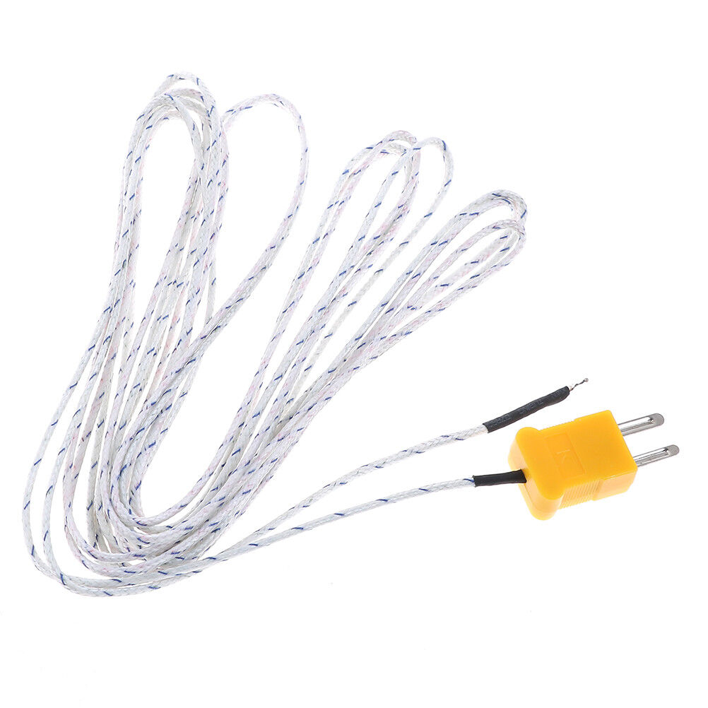 1PC 5m K type temperature sensor thermocouple probe cable wire T.FW