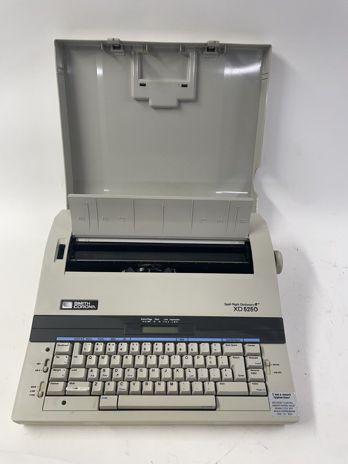 Smith Corona XD-5250 Spell-Right Dictionary Correcting Electronic Typewriter