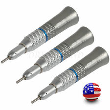 3Pcs Dentist x Dental Straight E-type Low Speed Handpiece Fit NSK 1:1 Ratio picture