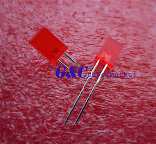 1000PCS 2x5x7mm Rectangle LED Red Colour Red Light Emitting Diode Good quality picture