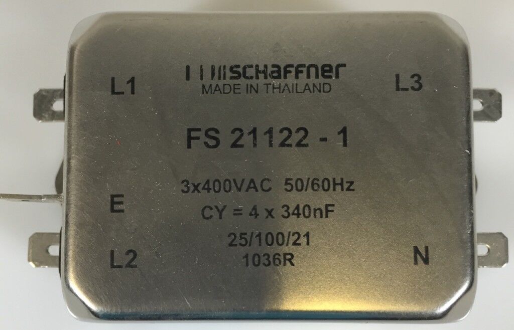 SCHAFFNER 3P Power Filter 3x400VAC FS 21122 1