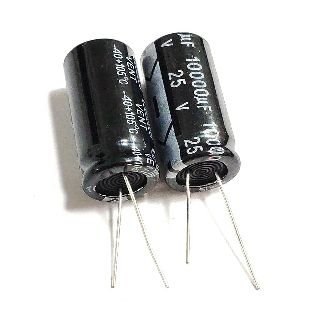10pcs 25v 10000uf 25volt 10000mfd 105c aluminum electrolytic capacitor 18×35mm