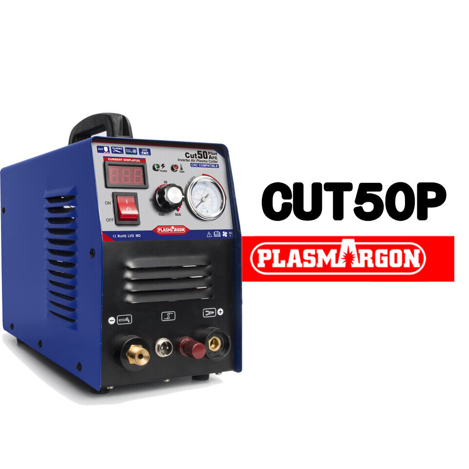 CUT50P Plasma Cutter Pilot Arc 50A 110/220V CNC Compatible Partially Damage 