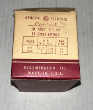 Vintage General Electric CR2790E100A3 Control Relay 10 Amp 230 V 60 CY June 58 picture