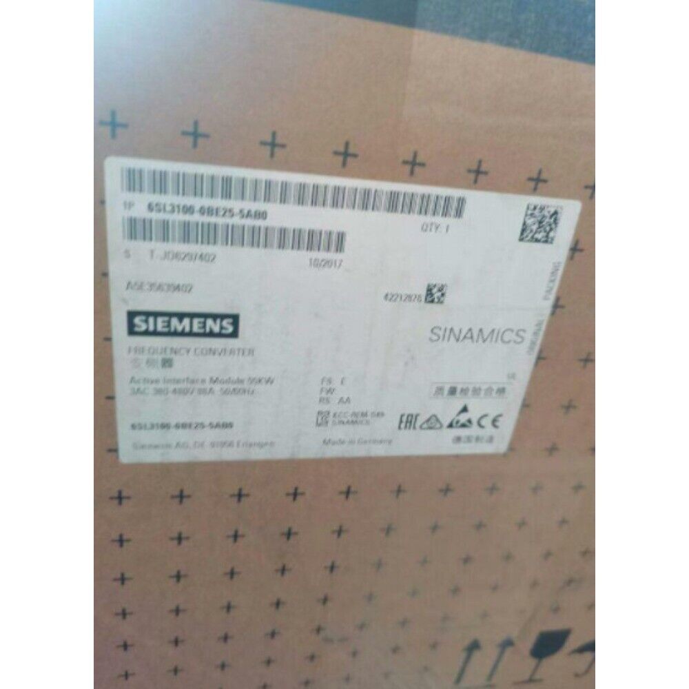 New Siemens 6SL3100-0BE25-5AB0 6SL3 100-0BE25-5AB0 SINAMICSS120 ACTIVE INTERFACE