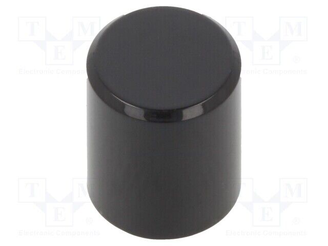  round button Ø8.8 mm black 