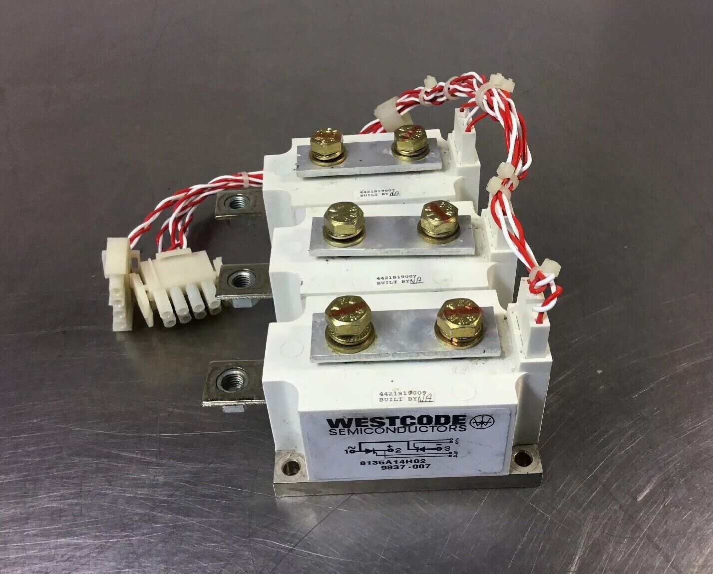 Westcode Semiconductors 8135A14H02 Power Module (Lot of 3).  4B