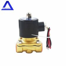 1/2 inch 12V DC Brass Electric Solenoid Valve NPT Gas Water Air Normally Closed picture