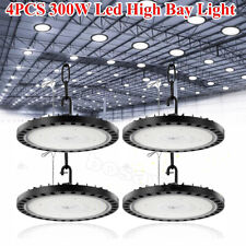 4 Pack 300W UFO Led High Bay Light Factory Warehouse Commercial Led Shop Lights picture