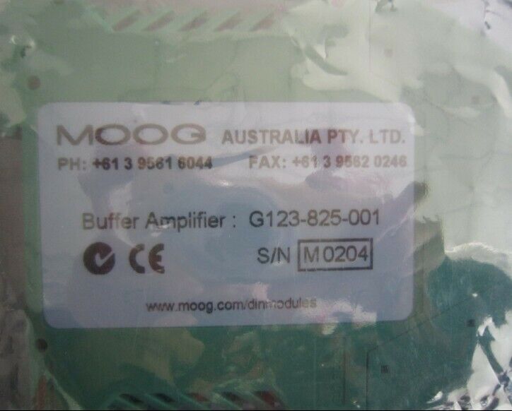 New G123-825-001 MOOG servo amplifier 