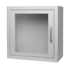 AED Cabinet, Wall Mount Storage Cabinet With Metal Steel Plate & Magnet - White picture