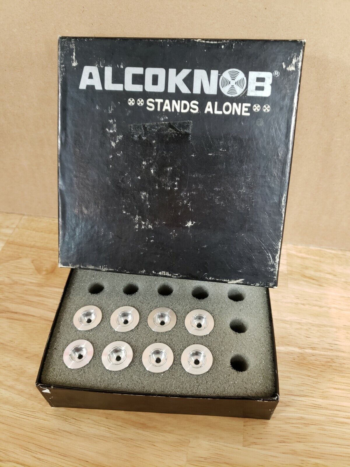 AlcoKnob ALCOKNOB KS-500A1/8 Fluted Knob W/Line Indicator KS500A18 (Pack of 8)