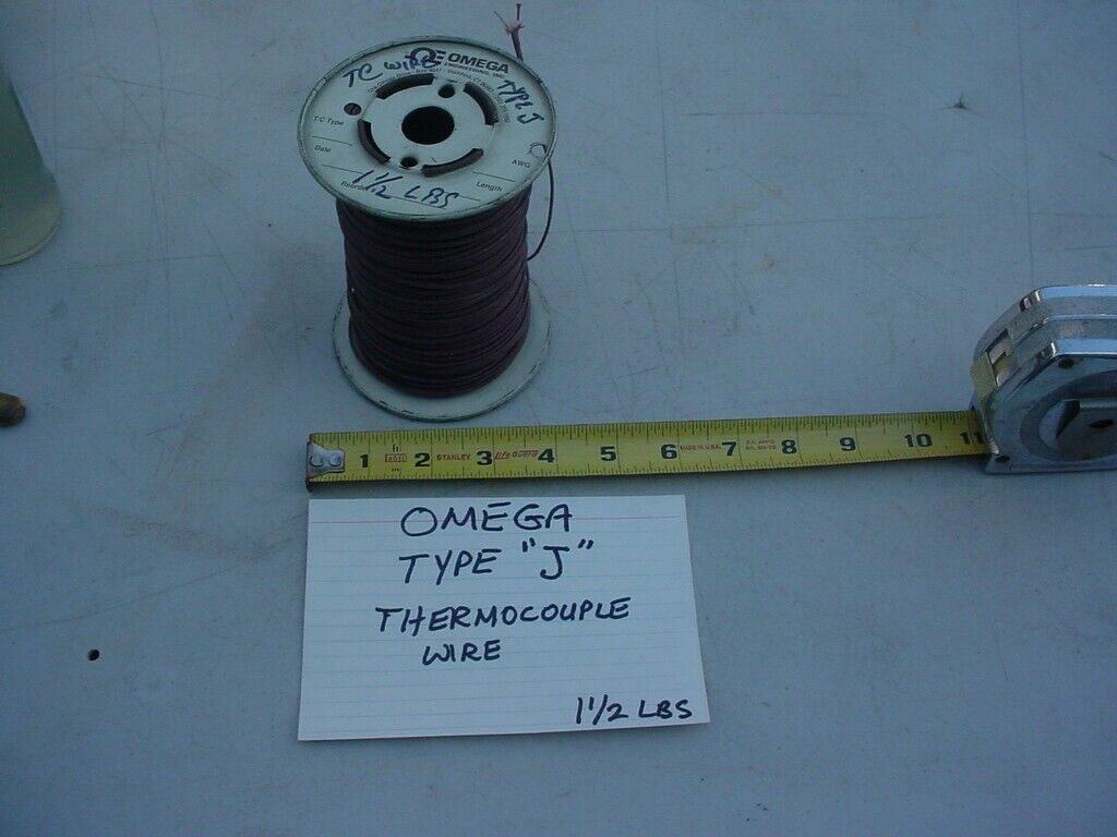 Omega thermocouple wire Type 'J'