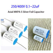 250/400V 0.1~22uF Axial MKPA-S Silver Foil Capacitor for HIFI Audio Filte Divide picture