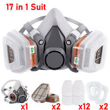 17 in 1 Half Face Gas Mask Facepiece Spray Painting Respirator Safety For 6200 picture
