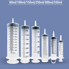 150ml 250ml 350ml 550ml  Plastic Syringe Reusable Big Large  Nutrient Measuring picture