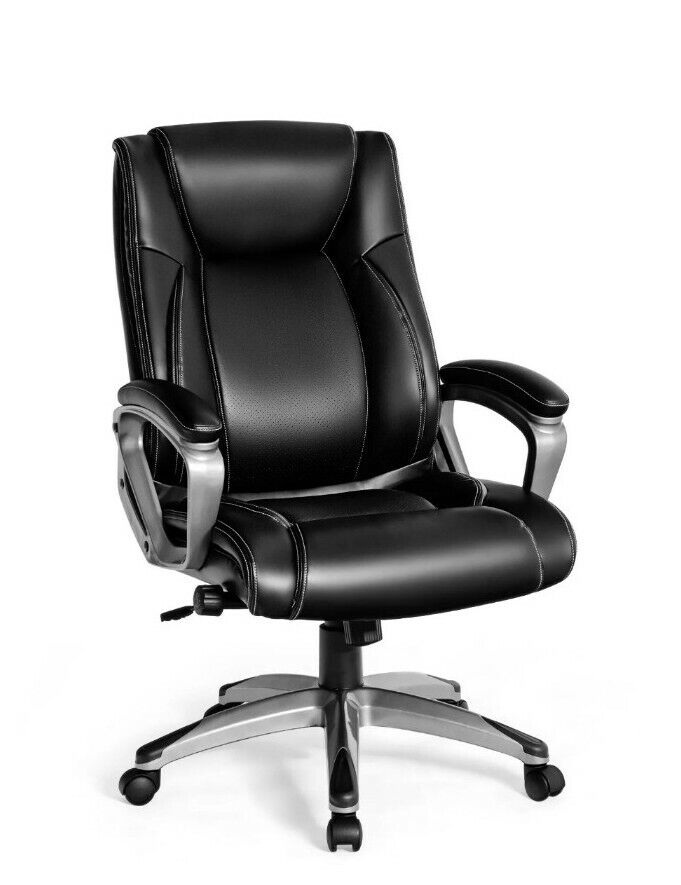 Giantex Executive Big & Tall Office Chair High Back Task Chair w/ Lumbar Support