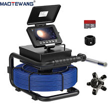 50M Pipe Inspection Camera with 512Hz Transmitter Sewer Camera Self Leveling 5