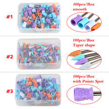 100pcs/Pack Dental Rubber Polishing Prophylaxis Cups Teeth Prophy Polisher picture