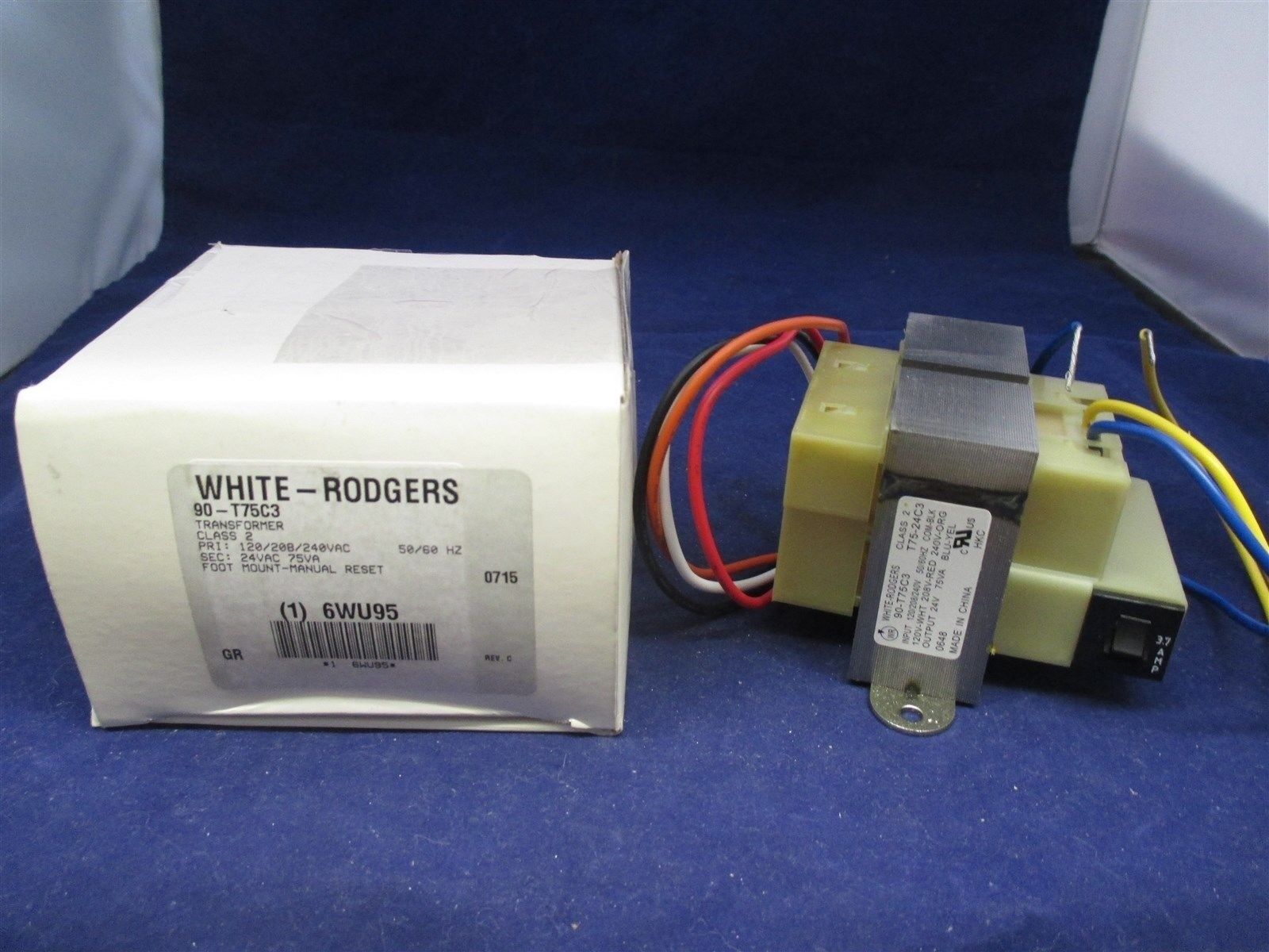 White-Rodgers Transformer 90-T75C3 new