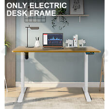 Electric Desk Frame Height Adjustable Single Motor Memory Touch Control White picture