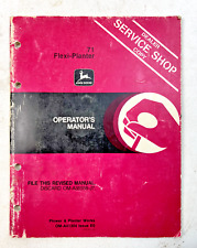 Vintage 1970s John Deere 71 Flexi-Planter Operator's Manual Dealer Copy picture