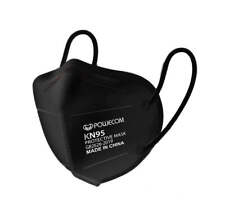 Powecom Black KN95 Improved Standard GB2626-2019 Protective Face Mask 10 Per Bag picture