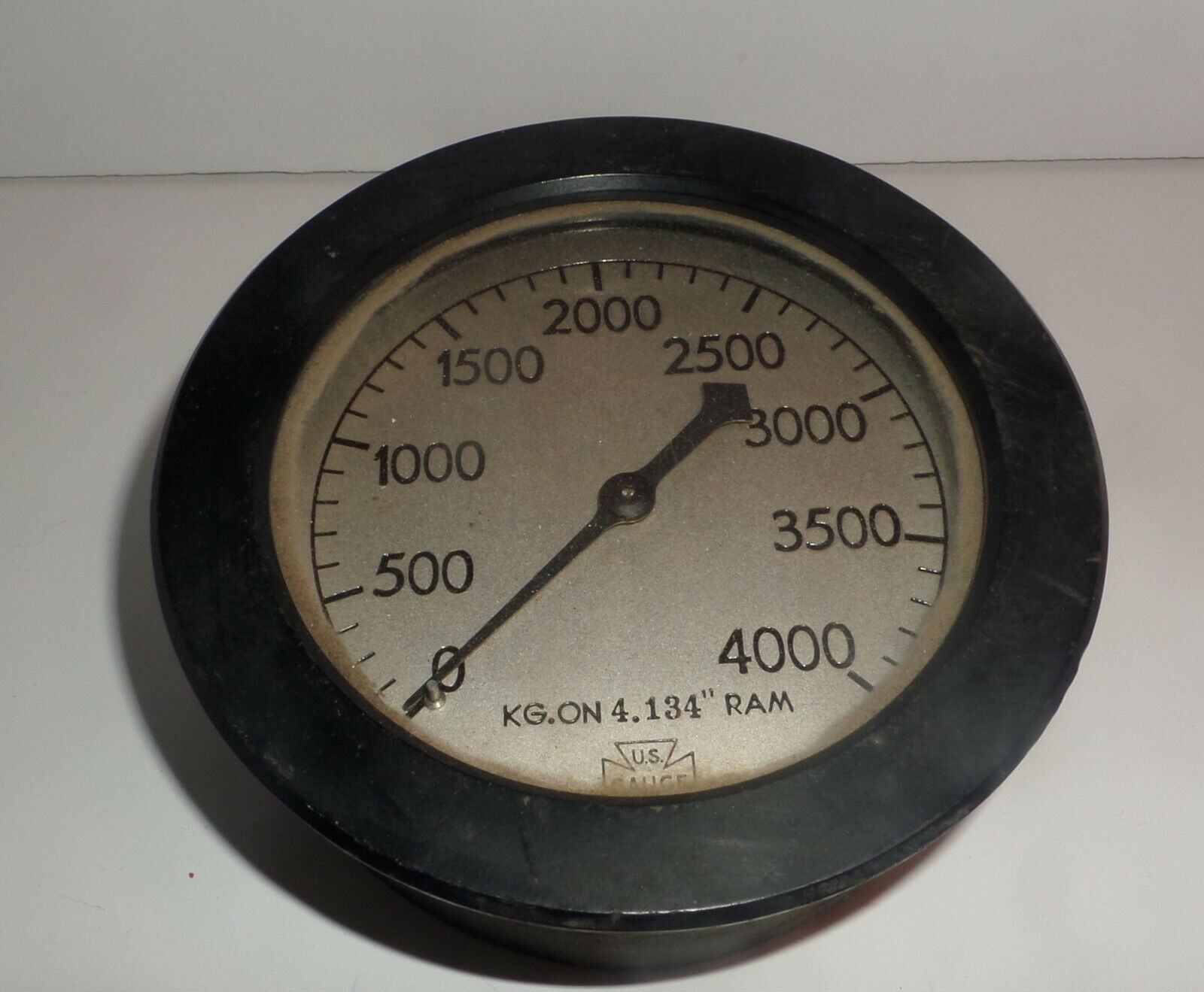 hydraulic ram pressure/ force gauge (S-6)