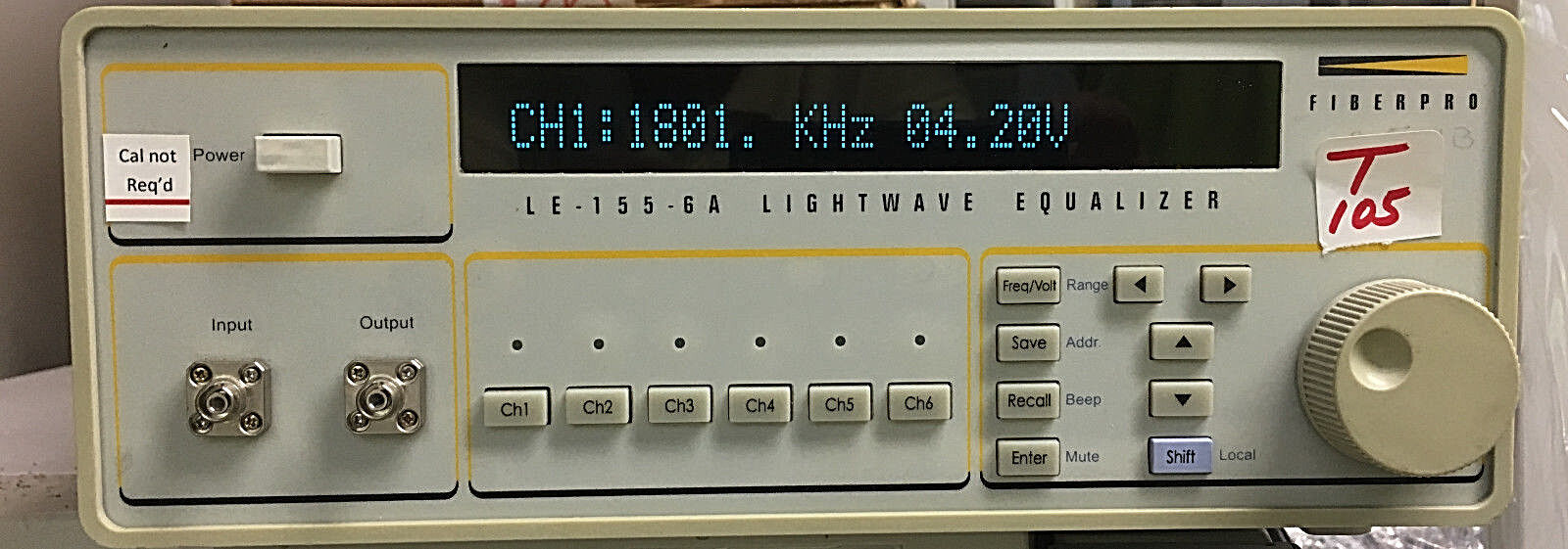  FiberPro LE-155-6A Lightwave equalizer