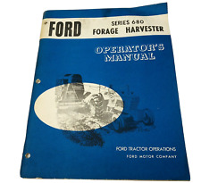 Ford Tractor Division Forage Harvester Series 680 Operators Owners Manual picture